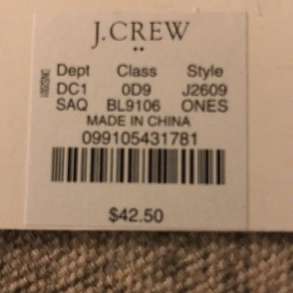 J. Crew Multi Blue Tassel Beaded Earrings - Picture 4 of 4